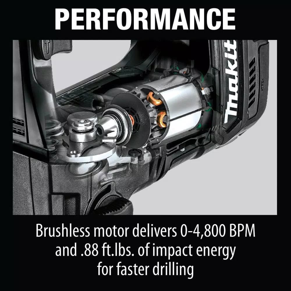 Makita 18V LXT Sub-Compact Brushless SDS-Plus Rotary Hammer Kit (11/16 in.)