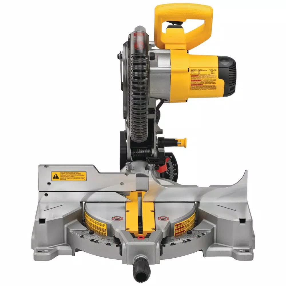 DEWALT 10 in. 15 Amp Corded Compound Single Bevel Miter Saw with Heavy-Duty Miter Saw Stand Bundle