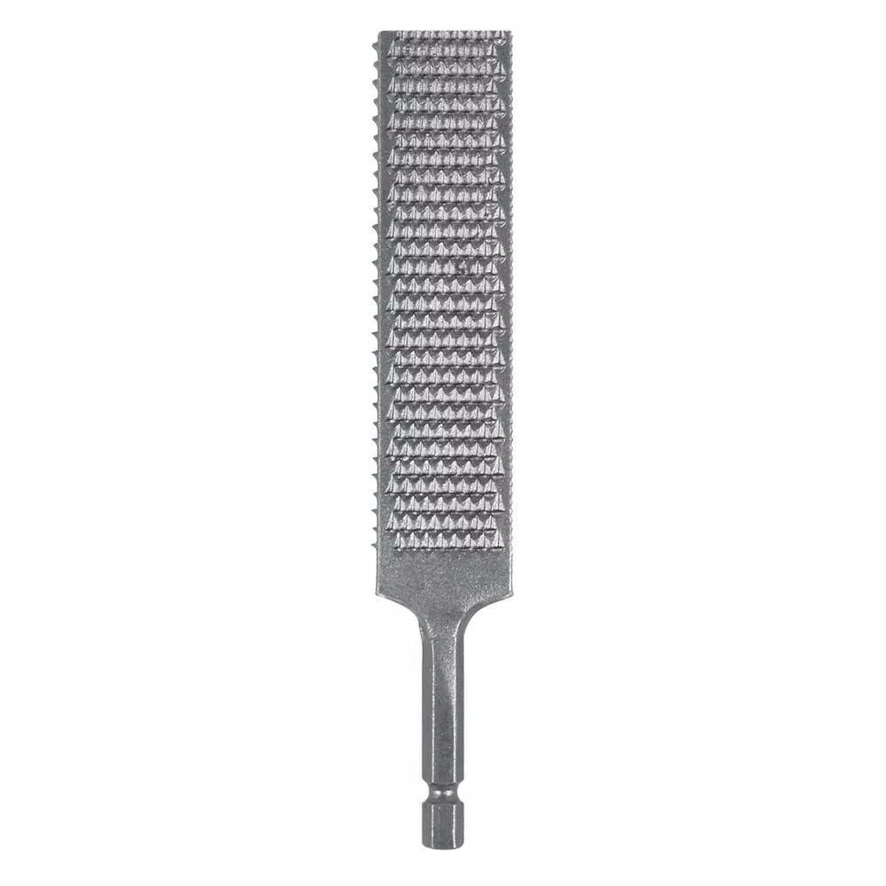 ReciproTool Flat Wood Rasp File for Reciprocating Saws, 4-Sided Coarse and Fine, Carbon Steel