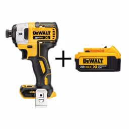 DEWALT 20V MAX XR Brushless 3-Speed 1/4 in. Impact Driver Kit with (1) 4.0 Ah Battery thumbnail 1