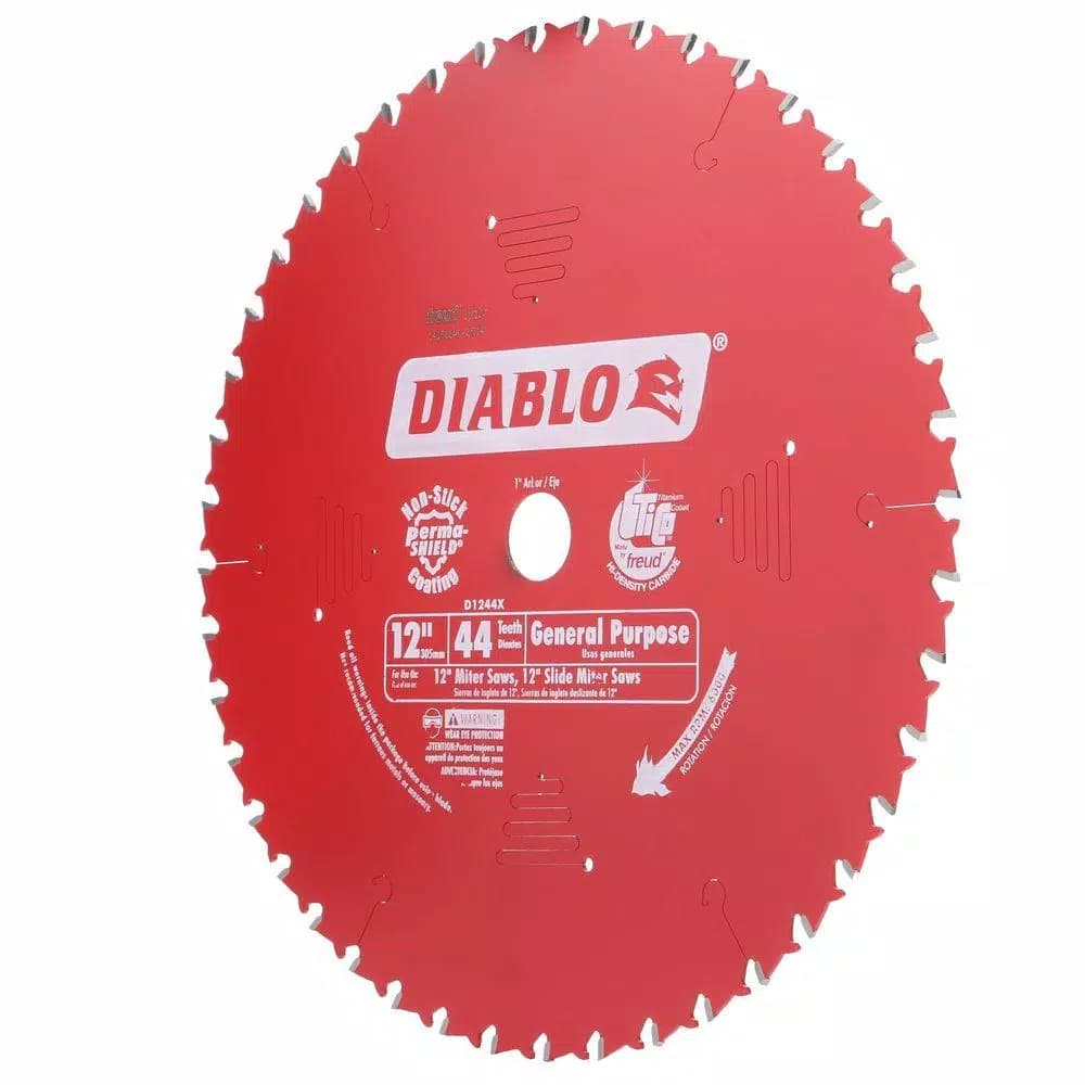 Diablo 12 in. x 44-Teeth General Purpose Carbide Circular Saw Blade
