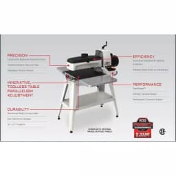 JET JWDS-1836 18-Inch Drum Sander with Stand, 1.75 HP, Variable Speed thumbnail 5