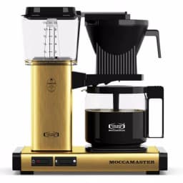 Moccamaster KBG 10-Cup Brushed Brass Drip Coffee Maker thumbnail 1