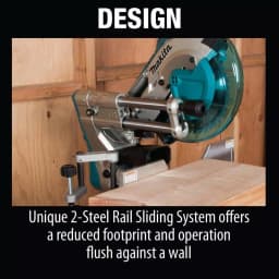 Makita 18V X2 LXT Brushless 7-1/4" Circular Saw & Miter Saw Combo Kit with 2 5.0 Ah Batteries thumbnail 8