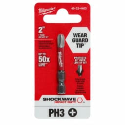 Milwaukee SHOCKWAVE 2 in. Phillips #3 Impact Rated Power Bit thumbnail 2