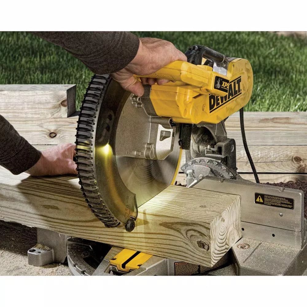 DEWALT 12 in. Double-Bevel Compound Miter Saw with XPS Light, 15 Amp Corded