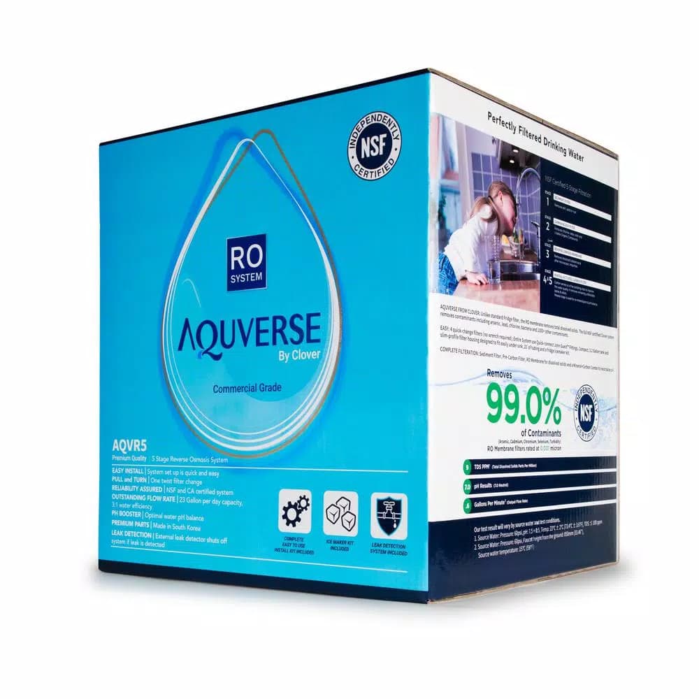 Aquverse 5-Stage Reverse Osmosis Water Filtration System with Mineralization