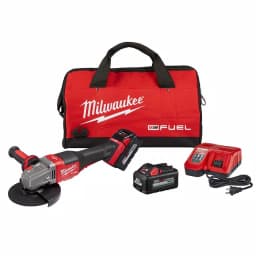 Milwaukee M18 FUEL 4-1/2 in. to 6 in. Brushless Cordless Angle Grinder Kit with Paddle Switch and Two 6.0 Ah Batteries thumbnail 1