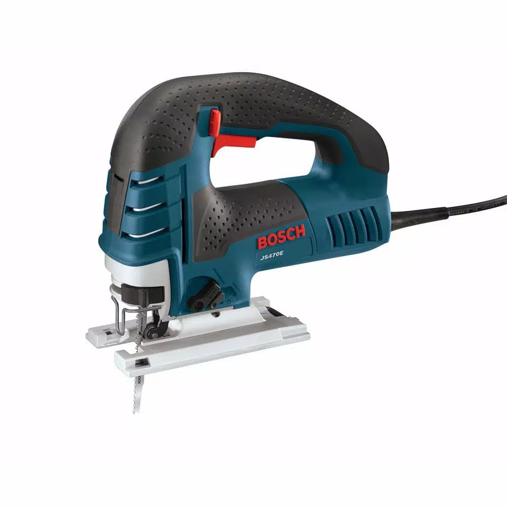 Bosch JS470E 7 Amp Corded Variable Speed Jig Saw Kit with Carrying Case and 15-Piece T-Shank Blade Set