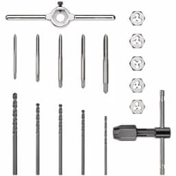 DEWALT DW1451 17-Piece Fractional Tap and Die Set with Drill Bits thumbnail 3