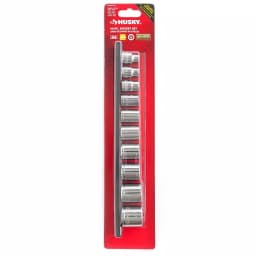 Husky 3/8 in. Drive 10-Piece SAE 6-Point Socket Set thumbnail 5