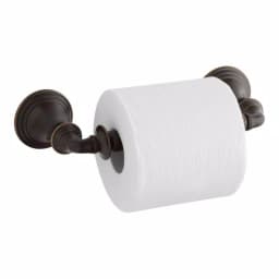 KOHLER Devonshire 3-Piece Bathroom Hardware Set - Towel Bar, Ring & Toilet Paper Holder - Oil-Rubbed Bronze thumbnail 3