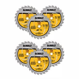 DEWALT FLEXVOLT 7-1/4 in. 24-Teeth Carbide-Tipped Circular Saw Blade, 6-Pack thumbnail 1