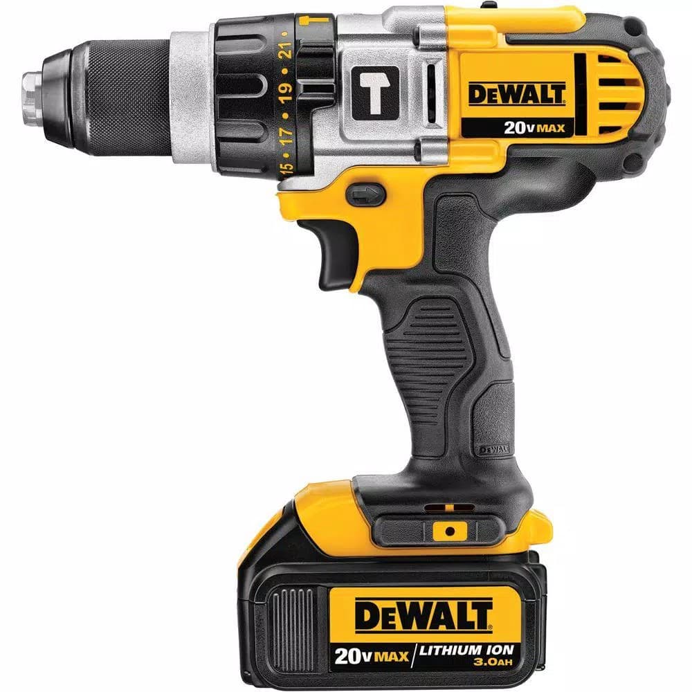 DEWALT 20V MAX Cordless Hammer Drill and Impact Driver Combo Kit with (2) 3.0 Ah Batteries & Charger