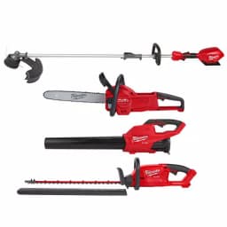 Milwaukee M18 FUEL 18V Cordless Brushless Landscaping Combo Kit: String Trimmer, Blower, Hedge Trimmer & Chainsaw thumbnail 1