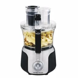Hamilton Beach Big Mouth Deluxe 14-Cup Food Processor, 525W, Black/Silver thumbnail 2