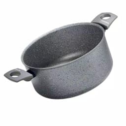 Moneta Greystone 5.5 qt. Round Cast Aluminum Nonstick Dutch Oven, Grey thumbnail 1