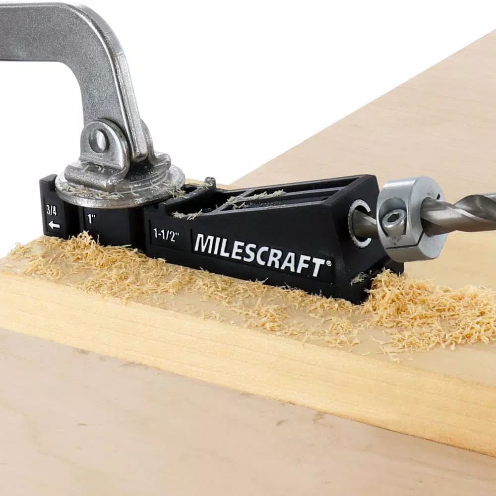Unbranded Milescraft PocketJig100 Pocket Hole Jig Bundle with Screws and Plugs