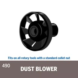Dremel Dermal 490 Rotary Tool Dust Blower Attachment for Sanding, Engraving, and Carving thumbnail 3