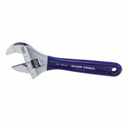 Klein Tools 8 in. Slim-Jaw Adjustable Wrench, 1.5 in. Extra-Wide Capacity thumbnail 1
