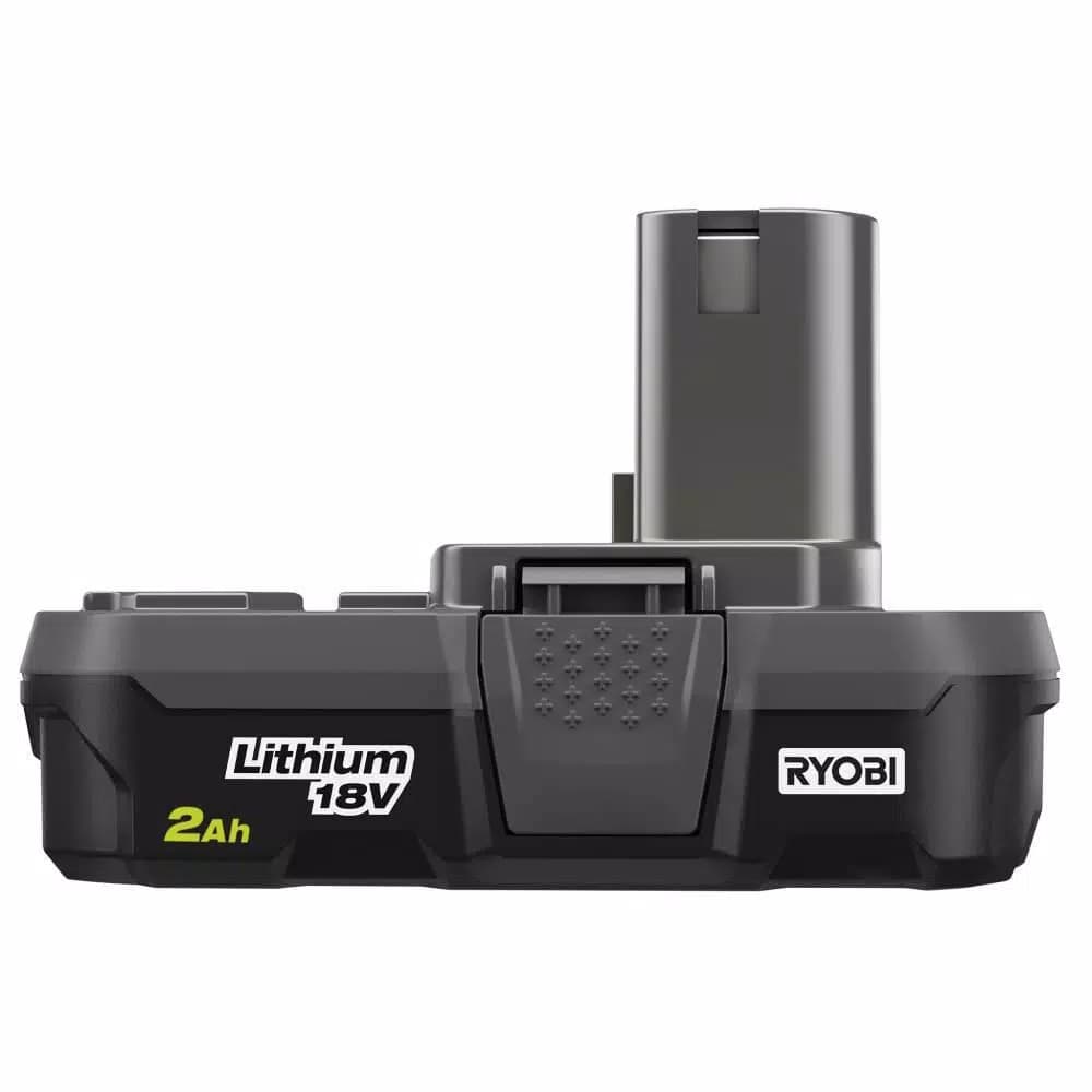 RYOBI 18V ONE+ 2.0 Ah Compact Lithium-Ion Battery 2-Pack