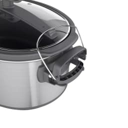 BLACK+DECKER 7 Qt. Programmable Slow Cooker, Brushed Stainless Steel thumbnail 4