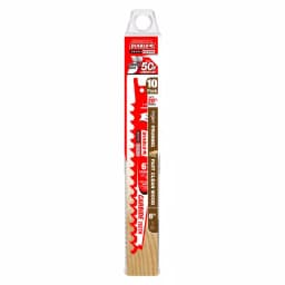Diablo Demo Demon 6 in. Carbide Pruning and Clean Wood Reciprocating Saw Blades, 10-Pack thumbnail 3
