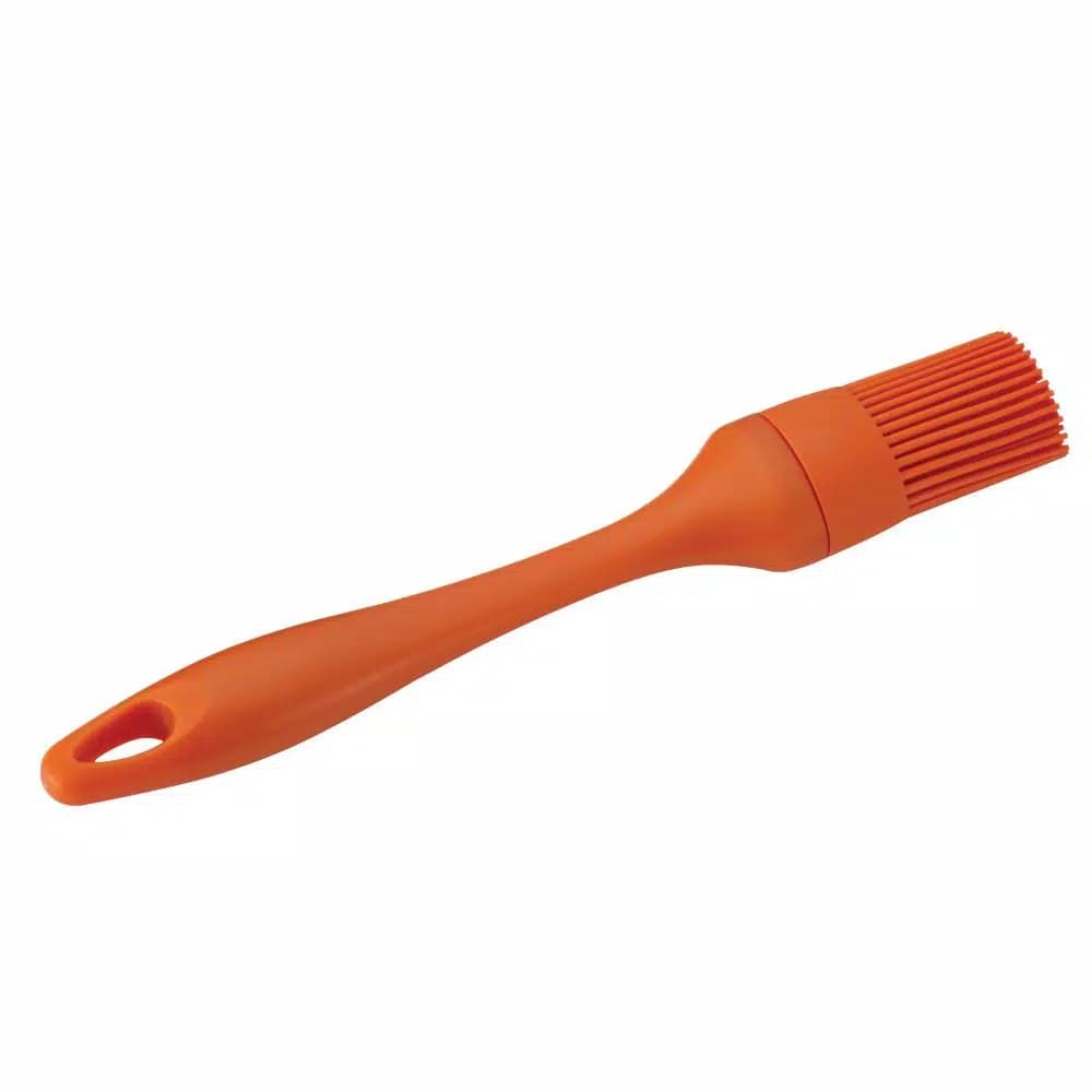 Rachael Ray Orange Silicone and Nylon Kitchen Utensil Set, 6-Piece Baking Tool Set
