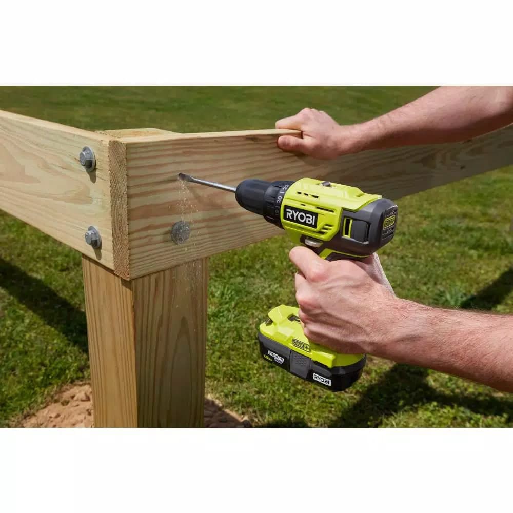 RYOBI 10 in. Sliding Compound Miter Saw and 18V ONE+ 1/2 in. Drill/Driver Kit