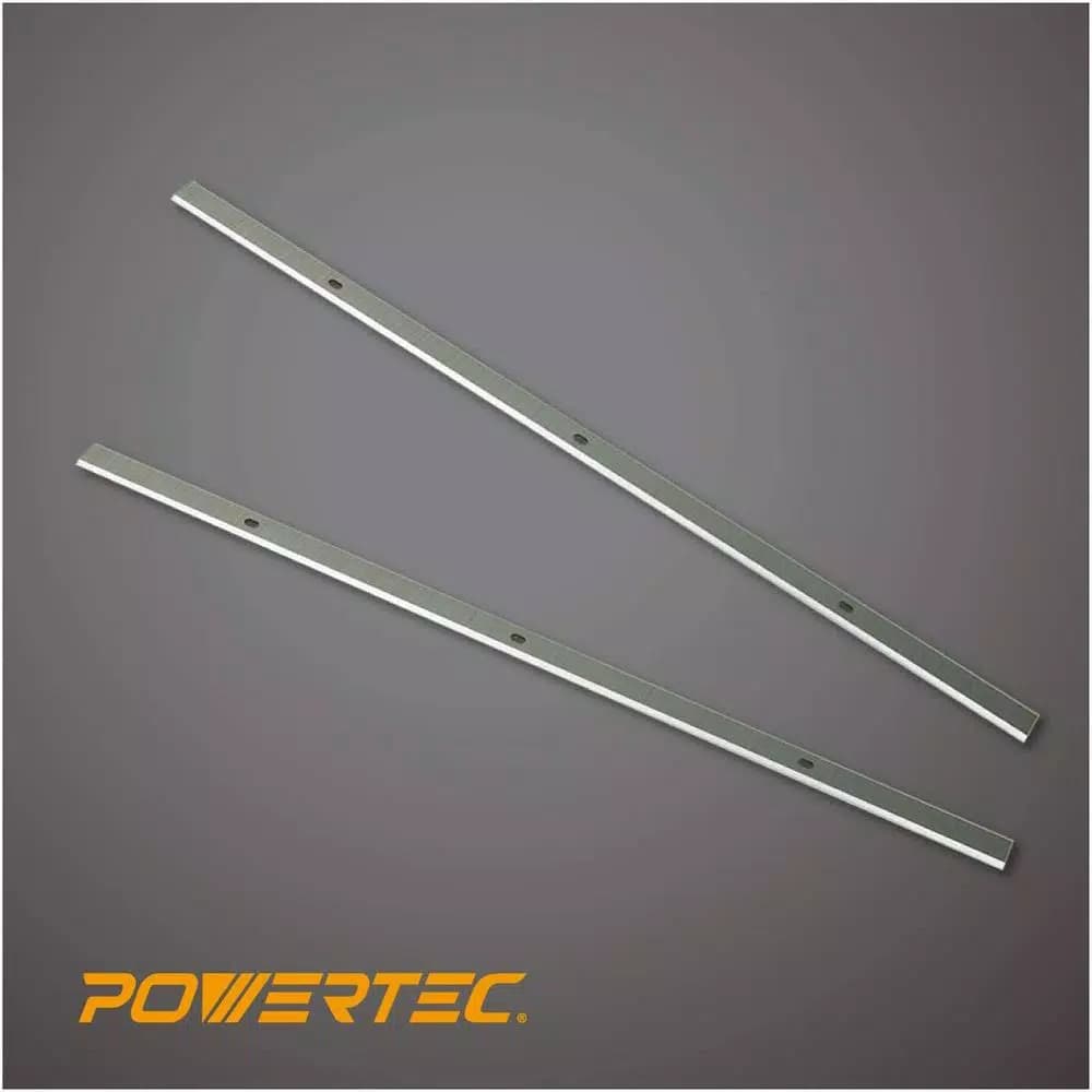 POWERTEC 12-1/2 in. High Speed Steel Planer Knives for PL1250, PL1251, PL1252 (Set of 2)