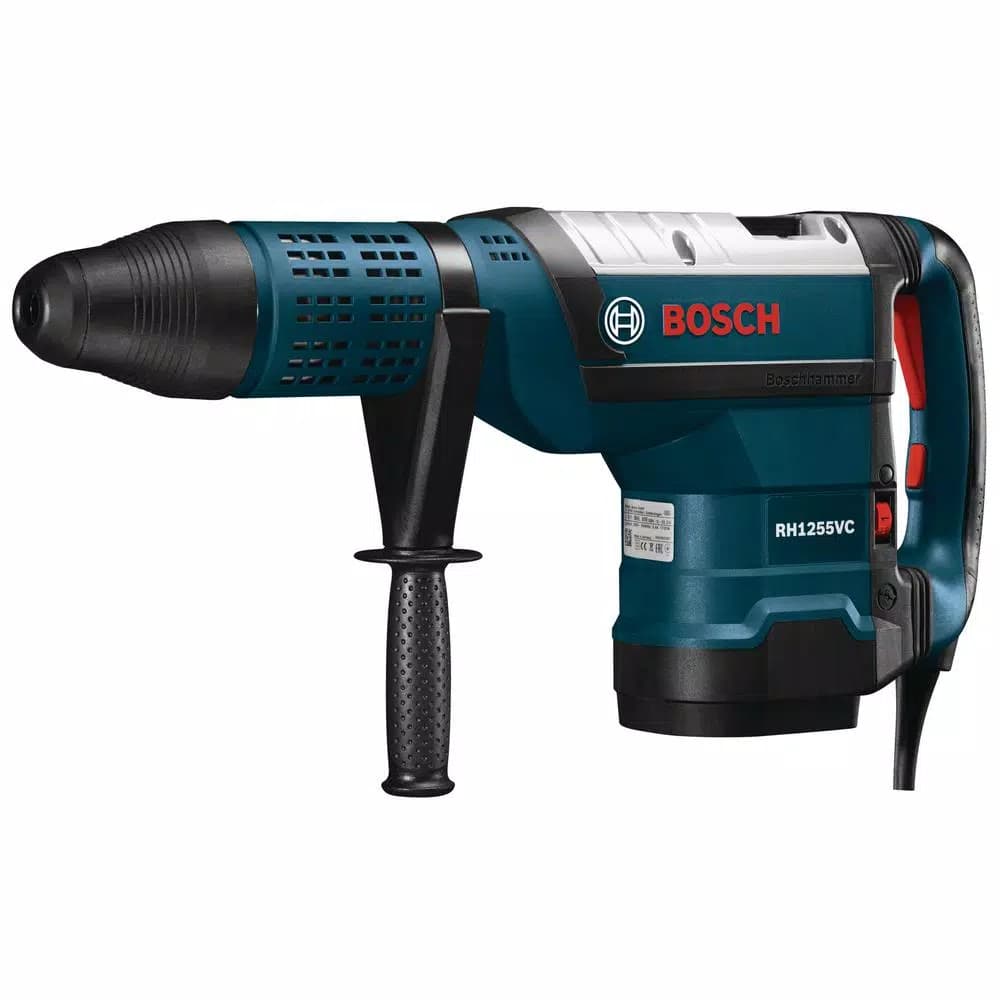 Bosch RH1255VC 15 Amp 2 in. SDS-Max Corded Variable Speed Rotary Hammer Drill with Case