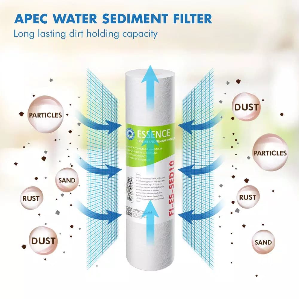 APEC Water Systems APEC Essence 10 in. 5-Micron Sediment Replacement Filter for RO Systems