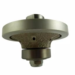 Unbranded 1/2 in. Radius Diamond Hand Profiler Router Bit, 5/8-11 Thread for Stone and Porcelain thumbnail 1