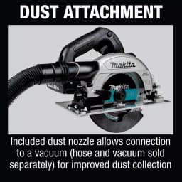 Makita 18V LXT Sub-Compact Brushless 6-1/2" Cordless Circular Saw Kit (2.0 Ah) thumbnail 8