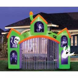 Unbranded 12-ft. Inflatable Haunted Archway with Projection Silhouette Halloween Decor thumbnail 3