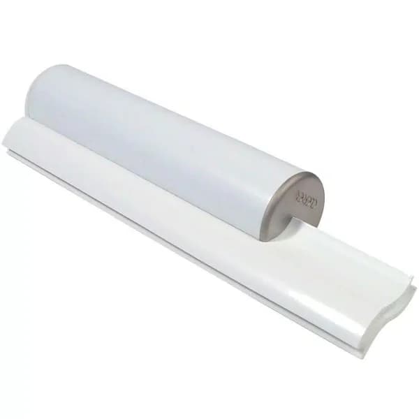 Cler'et Cleret Elite Dual Bladed Shower Squeegee, Satin Nickel with Trim