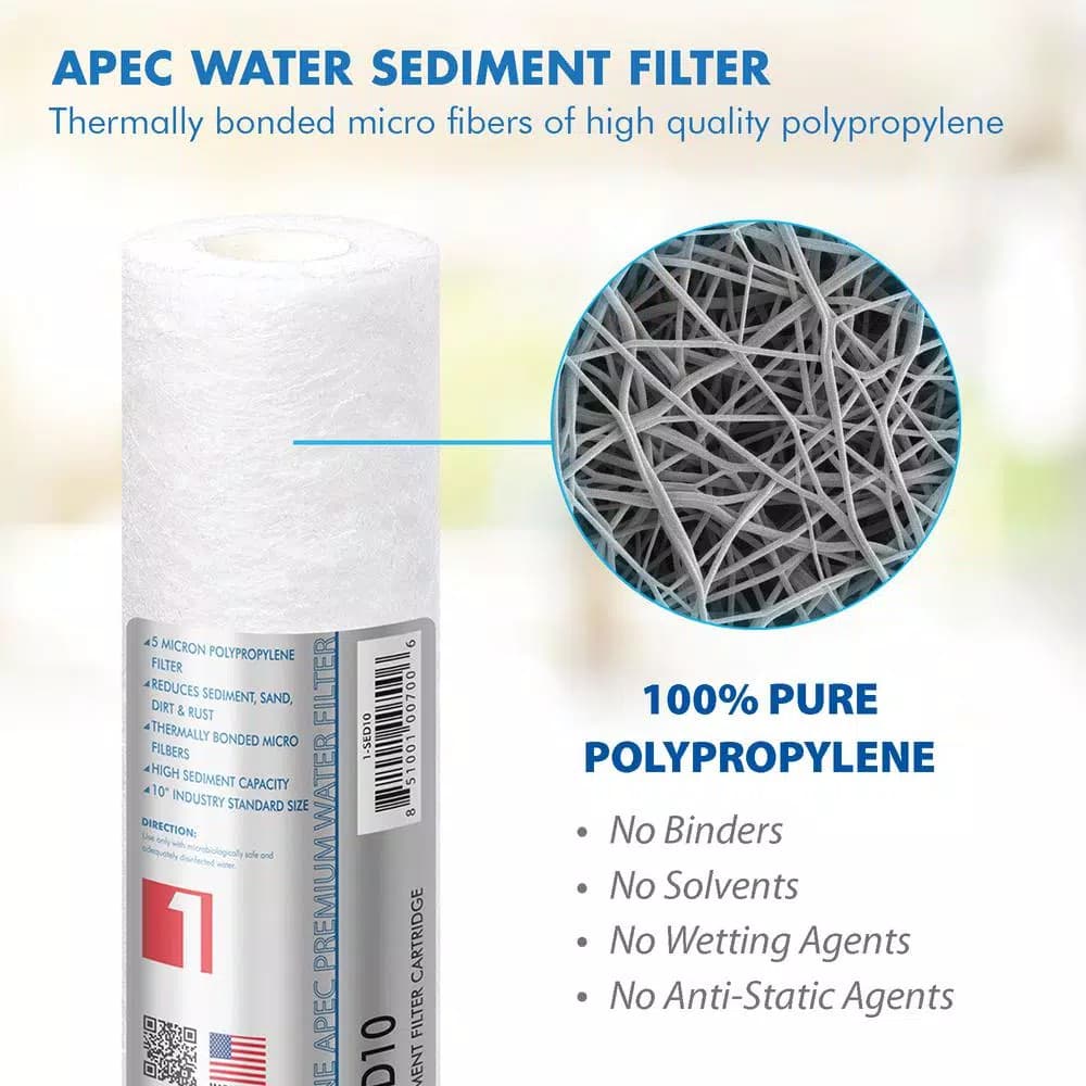 APEC Water Systems APEC Ultimate 10 in. 5-Micron Sediment Replacement Filter