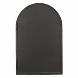 Aspire Home Accents Pueblo Large Arch Windowpane Accent Mirror with Hooks, Distressed Chestnut and Blue-Gray Wood Frame thumbnail 5