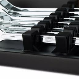 Capri Tools Metric Super-Thin Open End Wrench Set, 7-Piece, Chrome Vanadium Steel thumbnail 6