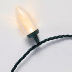 Home Accents Holiday 100-Light LED C9 Warm White Smooth Bulb String Lights, 65 ft, Green Wire thumbnail 4