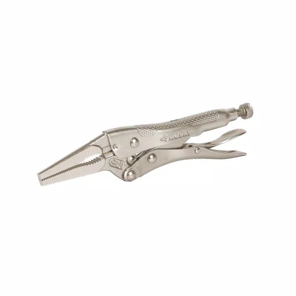 Husky 6.5 in. Long Nose Locking Pliers