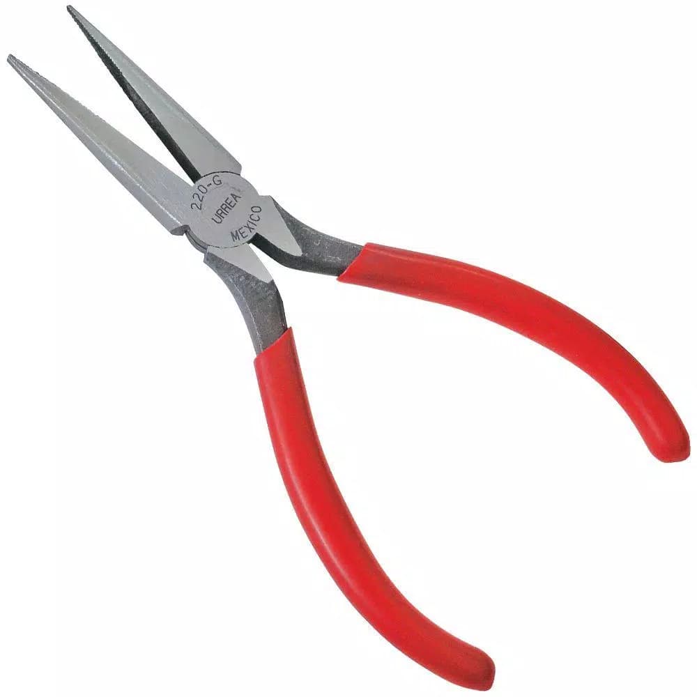 URREA 6-3/4 in. Long Nose Side Cutting Pliers
