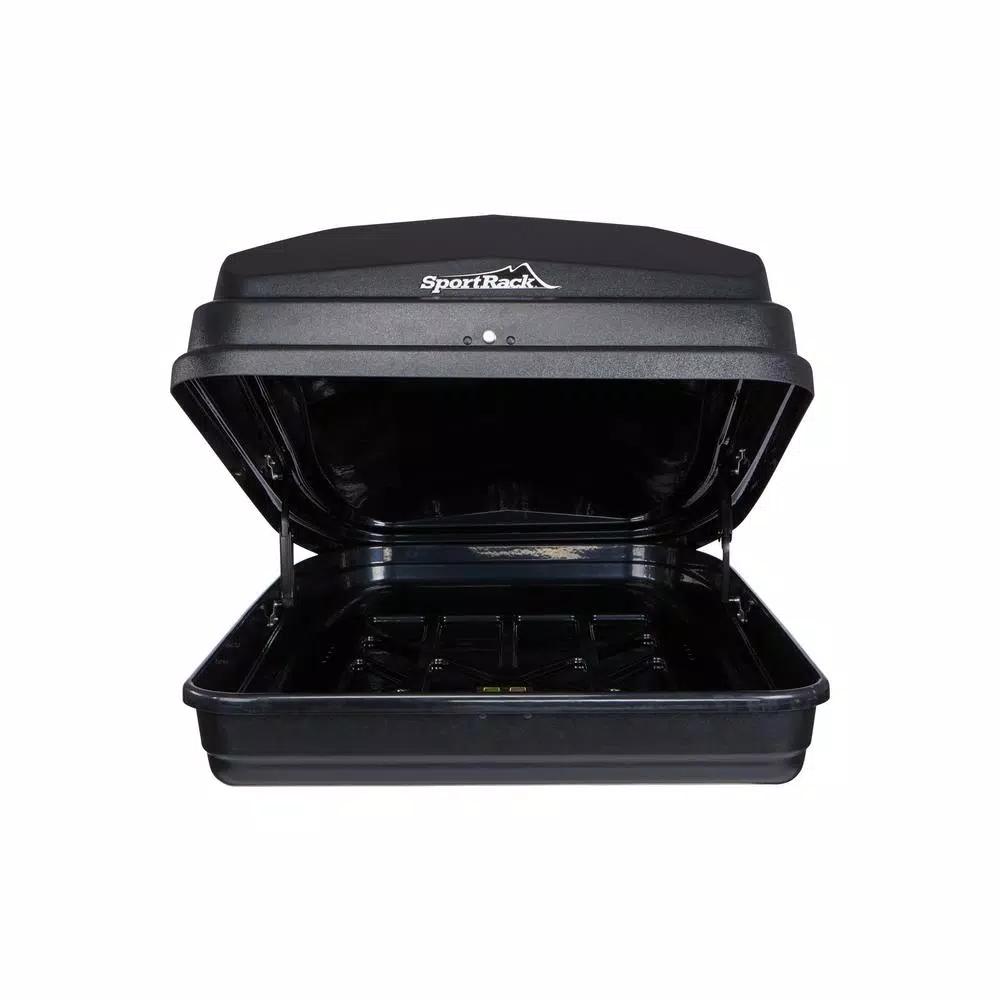 SportRack Vista Aero XL 18 cu. ft. Rear Opening Rooftop Cargo Box - Black