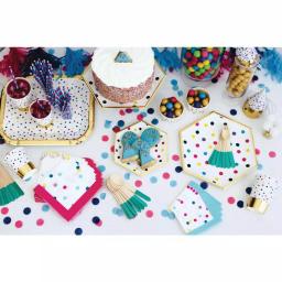 Sugar Plum Party SugarPlum Confetti Paper Guest Towels, Assorted Colors, 32 Count thumbnail 3