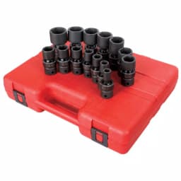 SUNEX TOOLS Sunex 2644 1/2 in. Drive Universal SAE Impact Socket Set, 14-Piece thumbnail 1