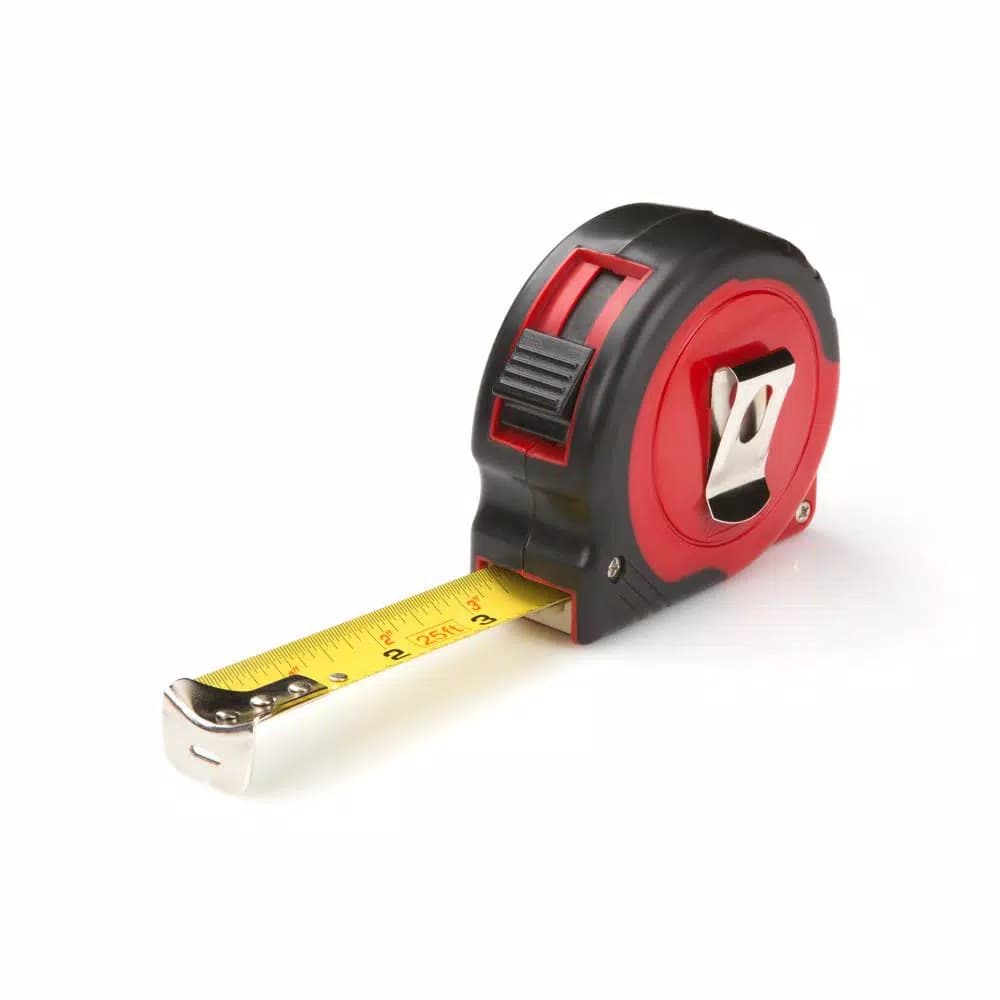 TEKTON 25 ft. x 1 in. Tape Measure with Impact-Resistant ABS Housing and Non-Slip Grips