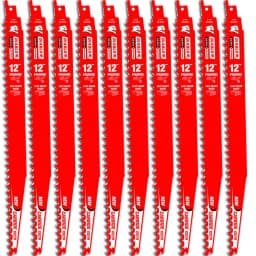 Diablo Demo Demon 12 in. Carbide Pruning and Clean Wood Reciprocating Saw Blades, 3 TPI, 10-Pack thumbnail 1