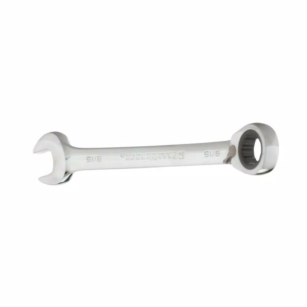GEARWRENCH 9/16 in. Reversible Combination Ratcheting Wrench, 12-Point Steel
