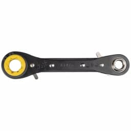 Klein Tools 6-in-1 Ratcheting Lineman's Wrench, SAE Combination Wrench thumbnail 8