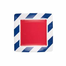 Sugar Plum Party SugarPlum Collection Square Disposable Paper Dinner Plates, 16-Piece Set thumbnail 1